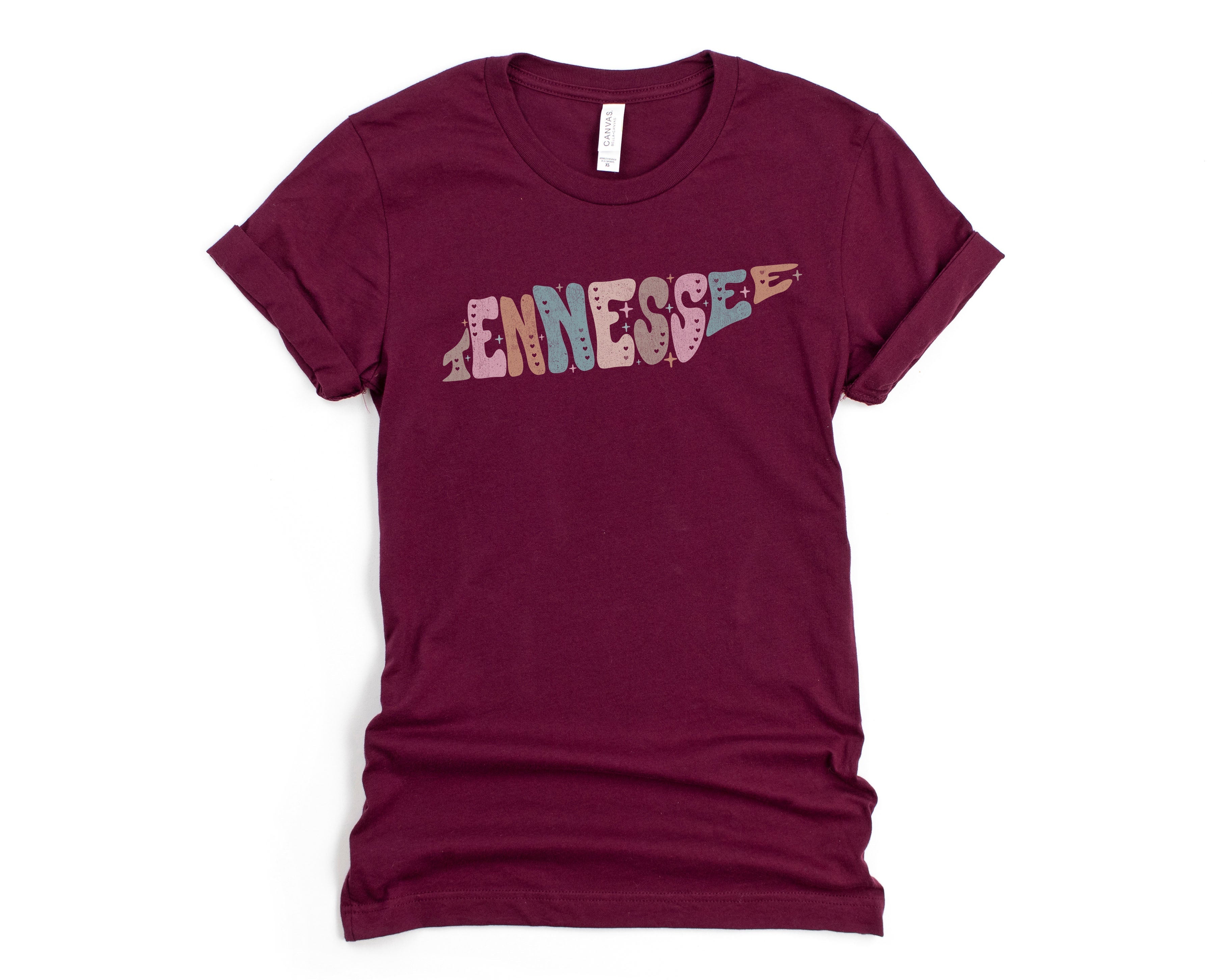 Wholesale Pastel Tennessee Graphic Tee - Navy