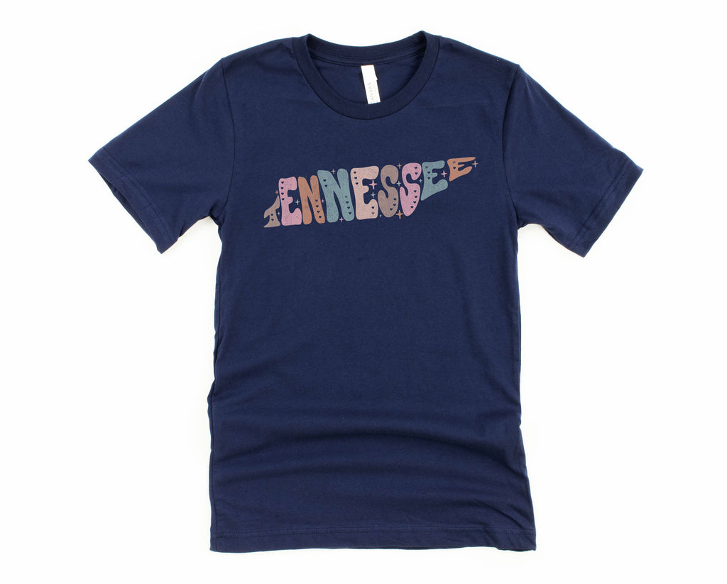 Wholesale Pastel Tennessee Graphic Tee - Heather Sand