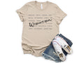 Wholesale Wisconsin Typography Graphic Tee - White Tee