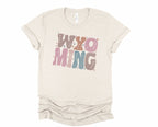 Wholesale Pastel Wyoming Graphic Tee - Sand Sweatshirt
