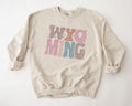 Wholesale Pastel Wyoming Graphic Tee - Maroon